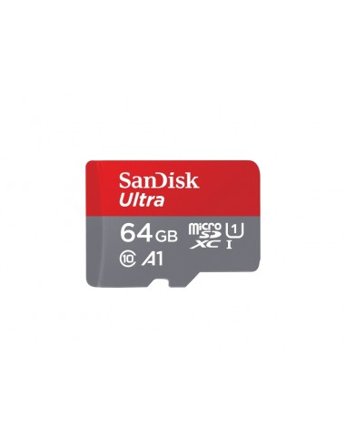 Sandisk Ultra Tarjeta Micro SDXC 64GB UHS-I A1 Clase 10 con Adaptador