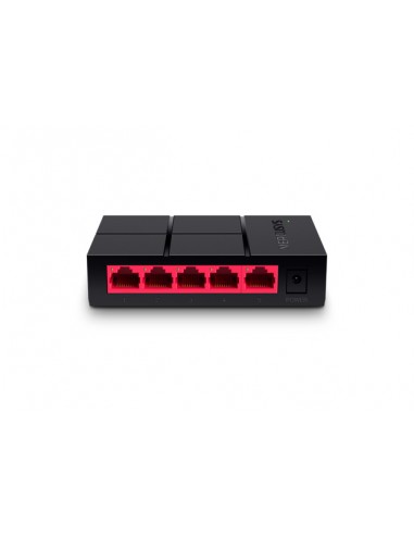 Mercusys Switch 5 Puertos Gigabit RJ45 10 100 1000Mbps - Diseño Compacto - Plug & Play - Tecnologia Verde