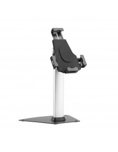 Aisens Soporte Antirobo de Sobremesa Ajustable (1 Pivote) para Tablet - Color Negro