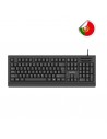 Coolbox TEC04DNIPT Teclado USB - Portugues - Lector Samartcard integrado - DNIe 4.0 y anteriores - Color Negro
