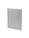 Milan Shadow Cuaderno Espiral Formato A4 Pautado 1 Linea - 80 Hojas de 95 gr m2 Microperforadas y con 4 Taladros - Tapa Dura