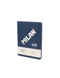 Milan 430 Since 1918 Planificador Semanal y Mensual Formato Libreta Encolada - Papel de 95gr mÂ² - Color Azul