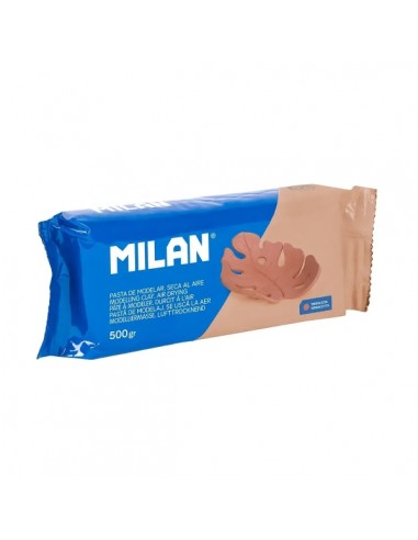 Milan Pasta para Modelar 500gr - Facil de Trabajar - Seca al Aire - Color Terracota