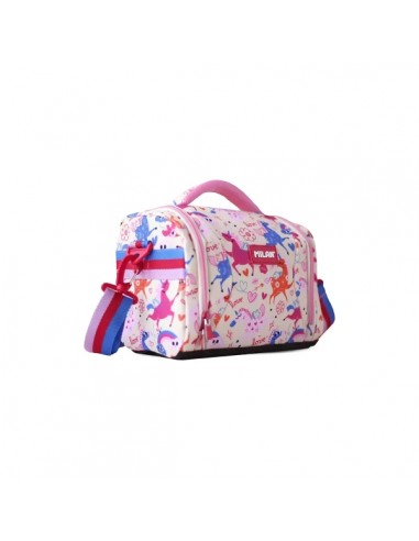 Milan Flowicorn Bolsa Isotermica Porta Alimentos de 5L - Gran Capacidad - Apertura Total - Bolsillo Interior de Malla -