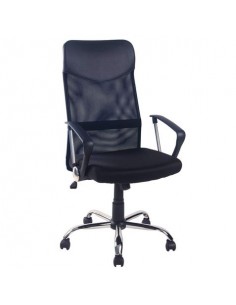 Muvip Silla de Oficina OF100 - Respaldo de Malla Transpirable - Ajuste de Altura - Peso Max 130kg