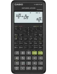 Casio FX-82ES PLUS-2 Calculadora Cientifica Pantalla LCD 12 Digitos - 252 Funciones - FactorizaciÃ³n de Numeros Primos