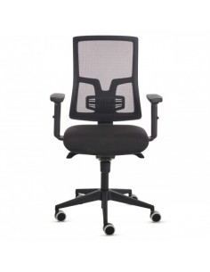 Fellowes Eleganza Silla de Oficina - Respaldo de Malla Transpirable Ajustable en Altura - Soporte Lumbar Ajustable -