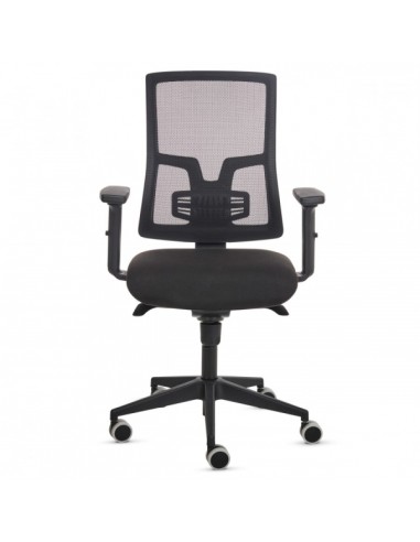 Fellowes Eleganza Silla de Oficina - Respaldo de Malla Transpirable Ajustable en Altura - Soporte Lumbar Ajustable -