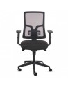 Fellowes Eleganza Silla de Oficina - Respaldo de Malla Transpirable Ajustable en Altura - Soporte Lumbar Ajustable -