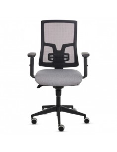 Fellowes Eleganza Silla de Oficina - Respaldo de Malla Transpirable Ajustable en Altura - Soporte Lumbar Ajustable -