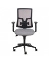 Fellowes Eleganza Silla de Oficina - Respaldo de Malla Transpirable Ajustable en Altura - Soporte Lumbar Ajustable -