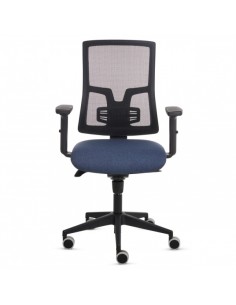 Fellowes Eleganza Silla de Oficina - Respaldo de Malla Transpirable Ajustable en Altura - Soporte Lumbar Ajustable -