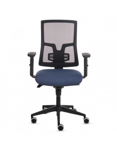 Fellowes Eleganza Silla de Oficina - Respaldo de Malla Transpirable Ajustable en Altura - Soporte Lumbar Ajustable -
