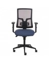 Fellowes Eleganza Silla de Oficina - Respaldo de Malla Transpirable Ajustable en Altura - Soporte Lumbar Ajustable -