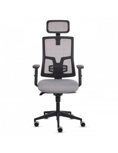 Fellowes Eleganza Plus Silla de Oficina - Respaldo de Malla Transpirable Ajustable en Altura - Soporte Lumbar Ajustable y