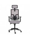 Fellowes Eleganza Plus Silla de Oficina - Respaldo de Malla Transpirable Ajustable en Altura - Soporte Lumbar Ajustable y
