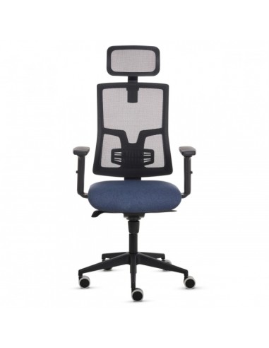 Fellowes Eleganza Plus Silla de Oficina - Respaldo de Malla Transpirable Ajustable en Altura - Soporte Lumbar Ajustable y