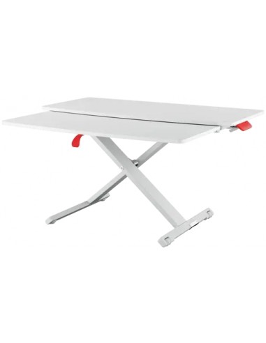 Leitz Ergo Cosy Convertidor de Escritorio con Bandeja Deslizante - Para Cambiar de sentado a de Pie - Ajuste de Altura