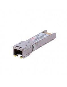 Ruijie Mini-GBIC-GT Modulo Transceptor SFP - 1000Base-TX - Fibra Optica hasta 100m - Color Acero