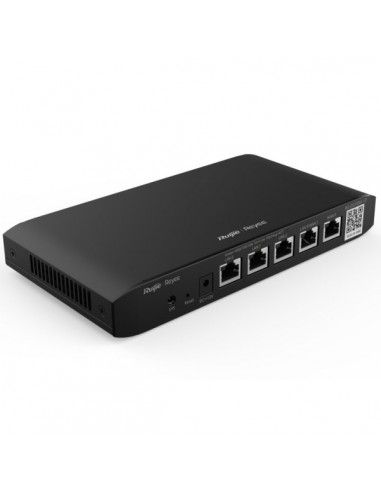 Ruijie RG-EG105G-V3 Router Gestionado - 5 Puertos de 1Gbps - Soporta hasta 2 Enlaces WAN - 600Mbps - Capacidad hasta 100