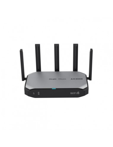 Ruijie RG-EG105GW-X Router de Doble Banda - 5 Puertos de 1Gbps - WiFi 6 AX3000 - Velocidad hasta 3Gbps - Carcasa Metalica -