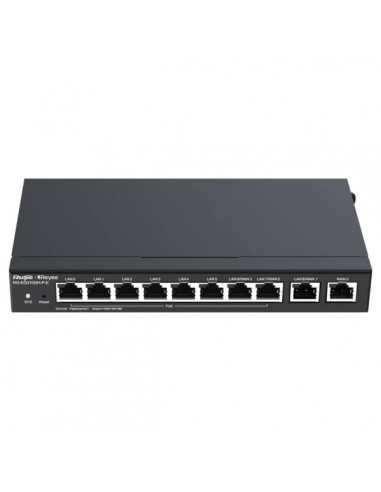 Ruijie RG-EG310GH-P-E Router de Sobremesa - 10 Puertos - 8x PoE-110W - 1.5Gbps - Capacidad hasta 300 Usuarios - Gestion en