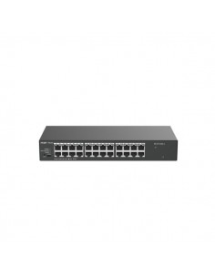 Ruijie RG-ES124G-L Switch No Gestionado - 24 Puertos - Velocidad hasta 1Gbps - Carcasa de Acero - Color Negro