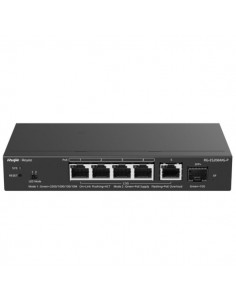 Ruijie RG-ES206MG-P Switch - 5 Puertos Ethernet hasta 2.5Gbps - 1x SFP-hasta 10Gbps - PoE PoE-hasta 70W - Gestionado en la