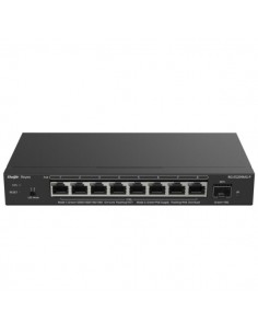 Ruijie RG-ES209MG-P Switch - 8 Puertos Ethernet hasta 2.5Gbps - 1x SFP-hasta 10Gbps - PoE PoE-hasta 120W - Gestionado en la