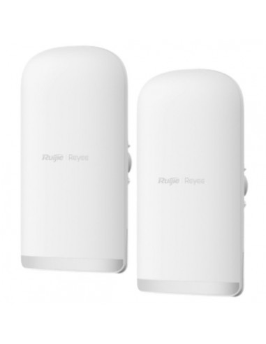 Ruijie RG-EST350G Pack de 2 Puentes Inalambricos - Velocidad hasta 867Mbps - Alcance hasta 5km - Antena Direccional de 16dBi