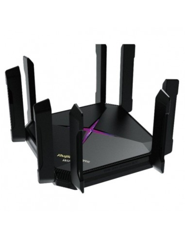 Ruijie RG-EW6000GX Router - 5 Puertos - Velocidad Inalambrica hasta 6Gbps - WiFi 6 AX6000 - Soporte Mesh - Color Negro