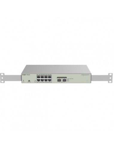 Ruijie RG-NBS3100-8GT2SFP-P-V2 Switch Gestionado en Capa 2 - 8 Puertos - PoE 125W - Carcasa de Acero - Color Acero
