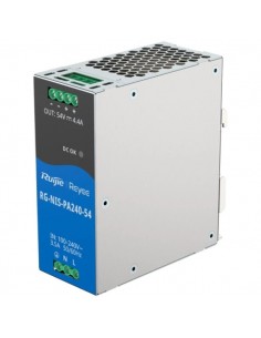 Ruijie RG-NIS-PA240-54 Fuente de Alimentacion Industrial - Potencia hasta 240W - Salida de 54V y 4.4A - Compatible con Riel