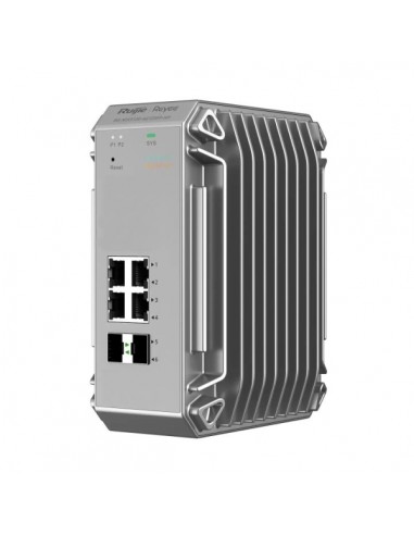 Ruijie RG-NIS3100-4GT2SFP-HP Switch Gestionado en Capa 2 - 4 Puertos Ethernet hasta 1Gbps - 2x SFP 1Gbps - PoE PoE-hasta
