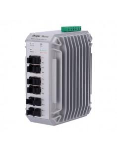 Ruijie RG-NIS3100-8GT4SFP-HP Switch Industrial - 8 Puertos Ethernet hasta 1Gbps - 4x SFP 1Gbps - PoE PoE-hasta 240W - Color