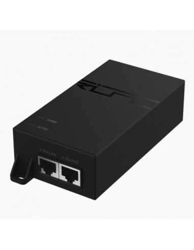 Ruijie RG-POE-50-60W-MG Inyector PoE - 1 Puerto - 60W - Voltaje de Salida 50V - Velocidad hasta 2.5Gbps - Color Negro