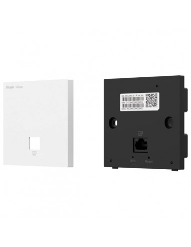 Ruijie RG-RAP1201 Punto de Acceso de Doble Banda - 1.3Gbps - WiFi 5 AC1300 - 2x RJ45 - Tecnologia MIMO 2x2 - Antenas Internas