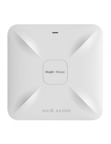 Ruijie RG-RAP2260 Punto de Acceso de Doble Banda - Montaje en Techo - PoE - WiFi 6 AX3000 - 3Gbps - Gestion con App - Antenas