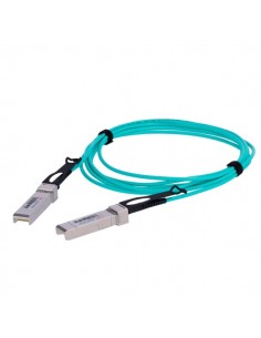 Ruijie XG-SFP-AOC3M Cable de Fibra Optica AOC - SFP-- 3 Metros - 10 Gbps por Canal - Color Turquesa