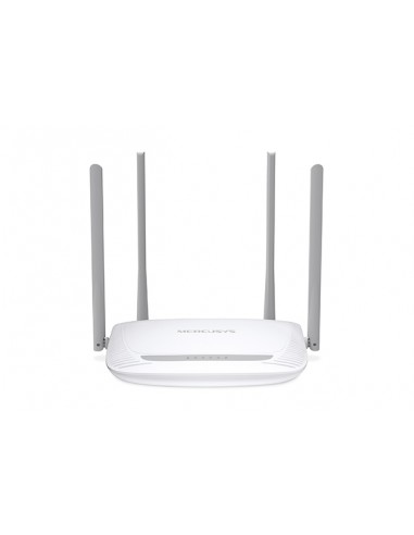 Mercusys Router Inalambrico N 300Mbps - 4 Puertos 10 100Mbps - 4 Antenas 5dBi - Tecnologia 2x2 MIMO - Hasta 500m2 cobertura