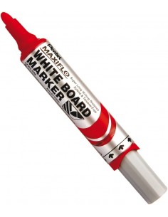 Pentel Maxiflo Rotulador para Pizarra Blanca - Regulacion del Flujo de Tinta - Punta Redonda - Ancho de Linea 2 5mm - 50-de