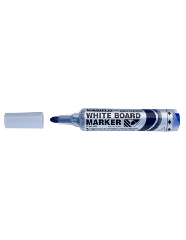 Pentel Maxiflo Rotulador para Pizarra Blanca - Regulacion del Flujo de Tinta - Punta Redonda - Ancho de Linea 2 5mm - 50-de