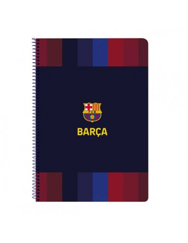 Safta F.C.Barcelona 1Â-Equipacion 26 27 Libreta con Espiral - Formato Folio - 80 Hojas de 80g m2 - Cuadricula 4x4mm -