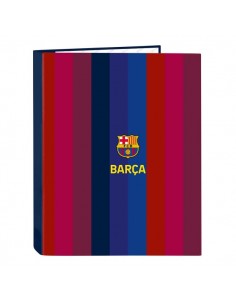 Safta F.C.Barcelona 1Â-Equipacion 26 27 Carpeta de 4 Anillas de 25mm - Formato Folio - Tapas Duras Forradas - 26.5x33x4cm