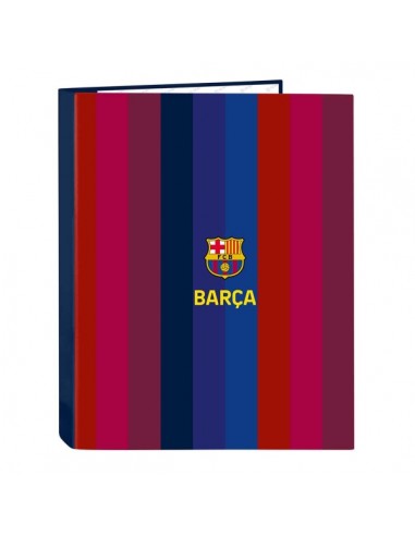 Safta F.C.Barcelona 1Â-Equipacion 26 27 Carpeta de 4 Anillas de 25mm - Formato Folio - Tapas Duras Forradas - 26.5x33x4cm