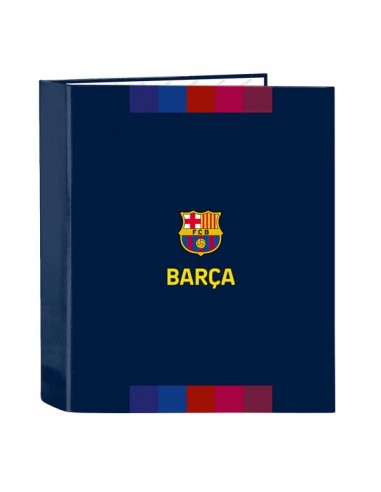Safta F.C.Barcelona 1Â-Equipacion 26 27 Carpeta de 4 Anillas de 40mm - Formato Folio - Tapas Duras Forradas - Lomo Ancho -
