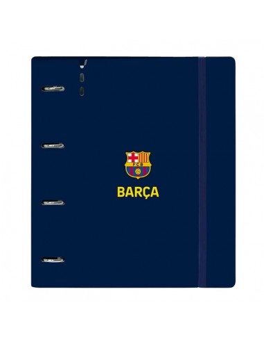 Safta F.C.Barcelona 1Â-Equipacion 26 27 Carpeta de 4 Anillas de 35mm - Recambio de 100 Hojas A4 - Cuadricula de 5x5mm -