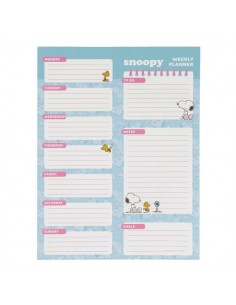 Safta Snoopy Planificador Semanal - 50 Paginas - 100 g m2 - 19x25.5cm - Colores Surtidos