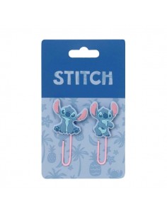 Safta Stitch Pack de 2 Clips - Presentado en Blister - Multicolor