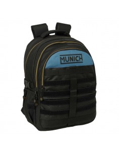 Safta Munich Mochila para Portatil hasta 15.6" - Bolsillo Trasero Antirrobo - Cremallera Bidireccional - Transpirable -